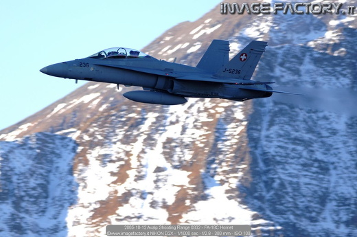 2005-10-12 Axalp Shooting Range 0332 - FA-18C Hornet